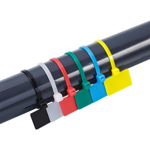 NL-6x170MTC Typ C <span class=keywords><strong>Inline</strong></span>-<span class=keywords><strong>Kabelbinder</strong></span> aus Nylon mit 10,8x36mm Langer Etikettenplatte für Schwere Kabelbündelung - Product Image 4