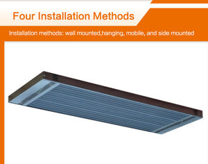 Высокотемпературный инфракрасный PTC-обогреватель с высокой теплопроводностью, <span class=keywords><strong>0</strong></span> дБ, серебристо-черный, для площади 20-30 м², конкурентоспособная цена - Product Image 2