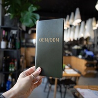 Personalizado Hotel Cafe Check Presenter Holder Restaurante Bill Carpeta Pu Cuero