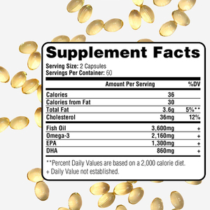 Soutien OEM/ODM pour la fonction cérébrale et la mémoire, la santé de la vue, huile de poisson oméga-3 de haute qualité en gélules pour adultes, sans gluten - Product Image 6