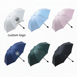 Meilleur parapluie pliant avec logo personnalisé, ouverture manuelle, anti-UV, paraguas, pare-vent, portable, pour femmes et hommes, impression de logo, parapluies pour la pluie - Product Image 2