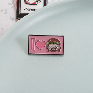 Pin <span class=keywords><strong>de</strong></span> Esmalte Rosa con Diseño <span class=keywords><strong>de</strong></span> Jesús, Joyería Religiosa Divertida, Regalo para <span class=keywords><strong>Amigos</strong></span>, para el Año Nuevo Chino - Product Image 2