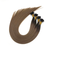 Extensions de cheveux naturels vierges Remy YISHU, 100 % naturels, double trame, micro-boucles, cheveux chinois, 12-30 pouces, qualité pointe épaisse