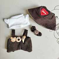 Set Aksesoris Pakaian Boneka Hewan Lucu Anti Air Berbahan Nanopartikel, Desain Kartun, Unisex, Cocok untuk Semua Usia, Hadiah