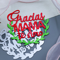 Vendita calda spagnolo taglio di metallo muore per la carta che fa il fai da te Scrapbooking decorativo goffratura festa della mamma giorno del papà taglio muore