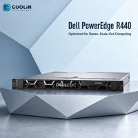 Serveur Rack Dell PowerEdge R440 1U Reconditionné d'Occasion en Stock Livraison Rapide Commande en Gros Disponible pour Projet de Serveur de Centre de Données