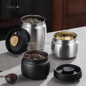 สุญญากาศสแตนเลสสตีลหลายขนาดสำหรับเก็บอาหารรักษาความสดใหม่ประหยัดพื้นที่จัดเก็บห้องครัว - Product Image 5