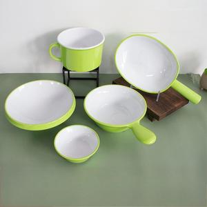 Tazón de Melamina Personalizado de Doble Color con Asa Reforzada, Plato para Arroz, Vajilla para Restaurantes, Hogares y Uso en Exteriores, Apto para Lavavajillas - Product Image 1