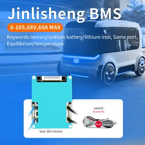 KLS 6S 7S 9S 10S 20A 30A 60A LiFePO4 BMS Li-ion BMS cho Xe máy điện, xe ba bánh, Xe bốn bánh tốc độ thấp, Xe tham quan