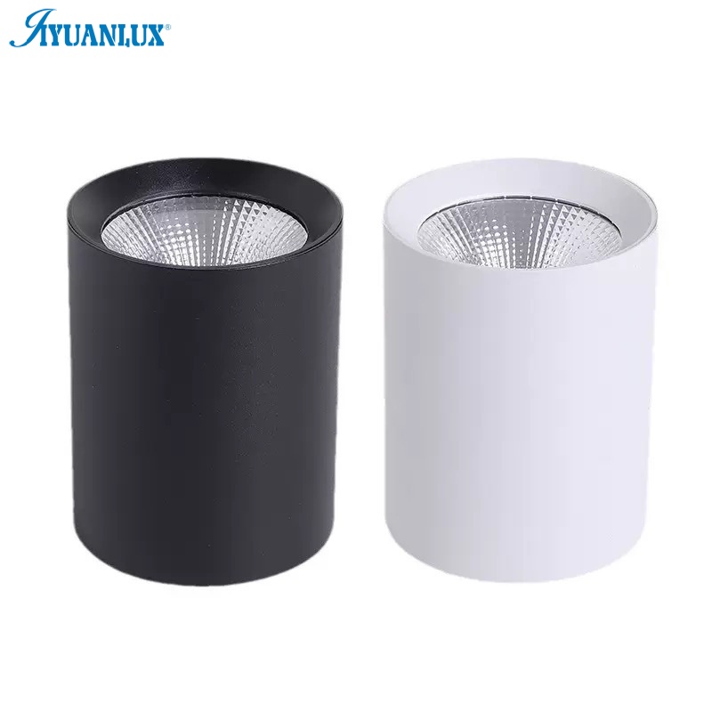 Anti Glare Round Morden External Decorative Ultra Slim Surface Mounted Cylinder Led Pendant 10W Ultra Slim Downlight