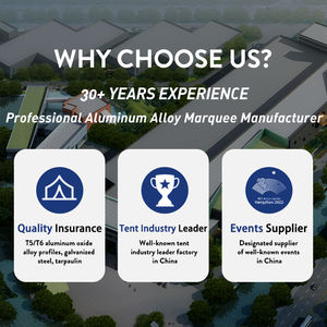 Tente de réception blanche avec cadre en aluminium, imperméable, ignifuge, coupe-vent, pour atelier, entrepôt, salons professionnels - Product Image 6