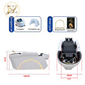 Lit de lavage électrique professionnel pour salon de coiffure, inclinable et réglable, avec éclairage LED intégré – Vente en gros directe usine - Product Image 6