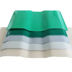 Wholesale Corrugated Color Gel Coat Roofing Tiles High Strength Waterproof Frp Gel Coat Tile