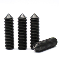 Vis à tête hexagonale DIN913 DIN914 DIN916 Gr12.9 en acier allié noir M1.4 M2 M2.5 M3 M4