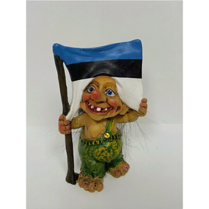 Figurine de guerrier viking norvégien personnalisée, objet de collection, décoration d'intérieur, cadeau, souvenir en résine de la <span class=keywords><strong>mythologie</strong></span> nordique, aimant de réfrigérateur troll avec drapeau - Product Image 4