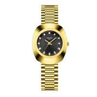 Montre pour femme ORUSS Couples Quartz, couleur or avec strass, bracelet en acier inoxydable étanche, montre pour femme