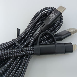 Çin fabrika sıcak satış kablo tip-c Apple 2-in-1 OTG 1m ses kartı Video akışı veri kablo tel düzeneği - Product Image 1