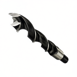 Broca para madera de acero al cromo vanadio con estría en espiral para perforaciones precisas en troncos de madera - Product Image 2