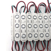 Module LED RGB clignotant WS2811 IC 5050 7515 DC 12V 0.72W IP65 Corps de lampe SMD ABS Certifié ROHS Ra90 260lm/W Dimmable