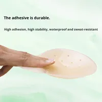 Fabricant de gros Patch pour mamelon Ant-Bump Coussinets d'allaitement en forme de larme Coussinets d'allaitement réutilisables et invisibles Enhancer Boîte gratuite