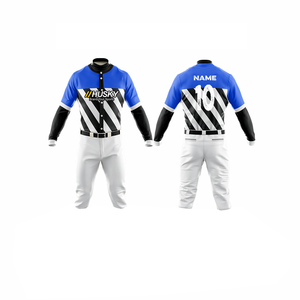Uniforme de baseball unisexe pour adultes de haute qualité, vêtements de sport sur mesure, imprimés, 100% polyester respirant, nouveau design - Product Image 6