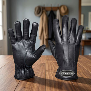 Gants de travail en cuir de haute qualité pour hommes et femmes, résistants au froid, respirants, écologiques, en cachemire, compatibles avec les écrans tactiles - Product Image 4