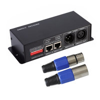 Topping — décodeur DMX512 pour bande LED RGBW, 4 canaux, PWM, Signal de contrôle, dc12v 24v, DMX512