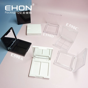 Square ABS Empty Plastic Eye Shadow Palette <b>Compact</b> <b>Mirror</b> and Blush Box Packaging for Eyebrow and Eyeshadow <b>Compacts</b> Make-up - Product Image 3