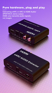 <span class=keywords><strong>Extracteur</strong></span> <span class=keywords><strong>audio</strong></span> 7.1 canaux EARC/ARC <span class=keywords><strong>HDMI</strong></span> 2.1 vers <span class=keywords><strong>HDMI</strong></span> <span class=keywords><strong>Audio</strong></span> SPDIF <span class=keywords><strong>RCA</strong></span> compatible Dolby Atmos DTS:X 24 bits/192 kHz CEC pour Home Cinéma - Product Image 2