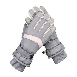 Gants de ski d'hiver résistants au froid, doublés de polaire, épais et chauds, pour le cyclisme, les sports de plein air, compatibles avec les écrans tactiles - Product Image 4
