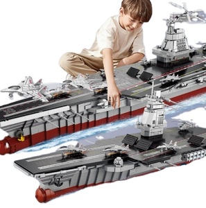 Juguete de Bloques de Construcción para Niños, Educativo para Niños, <span class=keywords><strong>Portaaviones</strong></span> <span class=keywords><strong>Fujian</strong></span> Ship 8968 - Product Image 1