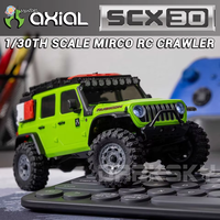 SCX30 AXI-2261 4WD RTR 1/30 Voiture RC Micro Modèle à Batterie Lithium Rock Crawler 14+ Jouets pour Adultes et Enfants MENTORS