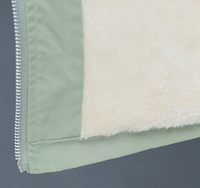 AIMINYZ Nouvelle veste à capuche longue décontractée en coton épais et chaud imprimé pour femmes en automne et en hiver