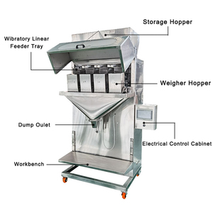 100g 500g 1kg 2kg 3kg 5kg Peanuts Rice Sugar Bag Filling and <b>Sewing</b> <b>Machine</b> - Product Image 6