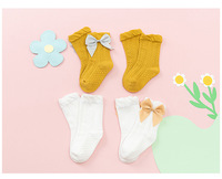Chaussons-chaussettes antidérapants et à crampons pour bébé, motif dessin animé, pour intérieur, printemps et automne