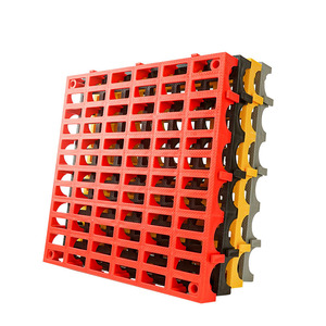 Grille de drainage en plastique pour lavage de voitures, dalles emboîtables, rouge et jaune, rectangulaires, pour usage intérieur, surface texturée - Product Image 4