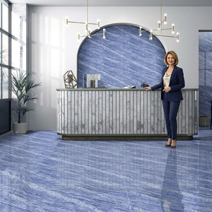 Amezon Blue DC European Standard Porcelain Tiles 24x48 Inches / 600x1200 mm 20mm Antibacterial Outdoor Hall Bathroom Floor <b>Wall</b> - Product Image 1