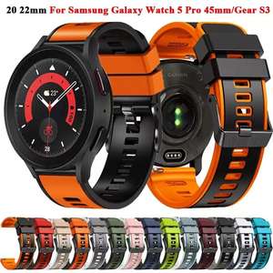 Bracelets de montre 20/22 mm, <span class=keywords><strong>bracelet</strong></span> de remplacement, <span class=keywords><strong>bracelet</strong></span> intelligent étanche pour Xiaomi <span class=keywords><strong>MI</strong></span> Watch SI/S2, accessoires en silicone - Product Image 4