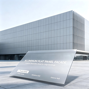 Panneau mural en alliage d'aluminium pour façade, revêtement de façade, plaque de montage au plafond plat pour l'extérieur des bâtiments - Product Image 3