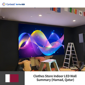 Canbest Fiw P2.5 2.5Mm 2560x1920Mm 8.4x 6.3ft schermo di visualizzazione a parete per interni a Led per negozio di vestiti in Qatar - Product Image 5