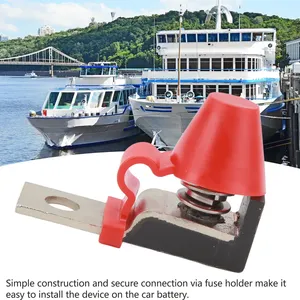 Kit de Bloque de Fusibles de Terminal de 58V con Perno Único M8 para Múltiples Baterías, Encendido de Barcos, Camiones, RVs y Coches, 60A - Product Image 6