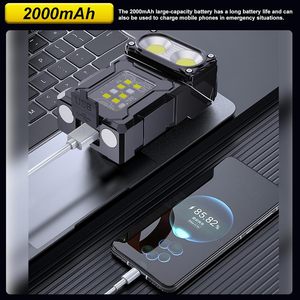 Mini lampe torche LED multifonctionnelle pour porte-clés, étanche IP55, 7 modes, portée de 50 mètres, lumière du jour 5000K, longue durée de vie, lampe torche portable - Product Image 4