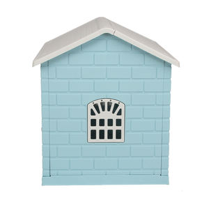 Riesige Hundehütte High Quality Indoor Kunststoff Hundehütte Große Outdoor Haustier häuser & Möbel Grün Festes Muster für Kleintiere - Product Image 4