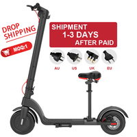Trottinette électrique HX X7 pour adultes, très vendue, vitesse maximale de 25 km/h, pliable, batterie remplaçable, trottinette à deux roues