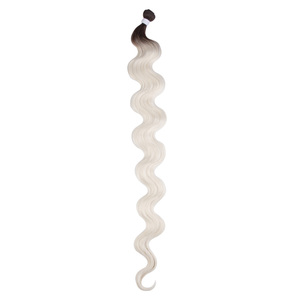 Lots de Cheveux Synthétiques en Fibre Haute Température, Tissage Double à la Machine, Super Doux, Ondulés, 18-36 Pouces, Extensions 200% - Product Image 6