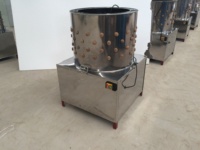 Machine à plumer la volaille commerciale de Guangzhou pour cailles, poulets et pigeons - Chine