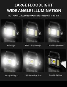 Lampe de <span class=keywords><strong>Réparation</strong></span> Automobile LED COB Super Brillante Rechargeable par USB, Lampe de Poche et Torche Portable de Dépannage avec Corps en ABS - Product Image 2