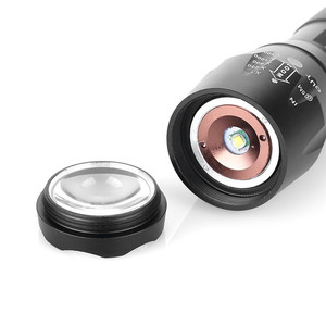 Nhôm T6 LED Đèn Pin Không Thấm Nước Zoomable Chiến Thuật Ngọn Đuốc Ánh Sáng Từ Tính Săn Bắn Đèn Pin Với Màu Đỏ/Màu Xanh Lá Cây Lơ Lơ - Product Image 3