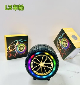 L3 Car Tire Wireless <b>Speaker</b> <b>LED</b> Colorful Light Heavy Bass <b>Speaker</b> TWS RGB BT Blue Tooth <b>Speaker</b> Portable Mini Subwoofer - Product Image 5
