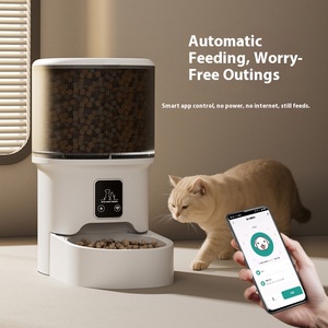 Automatische voerbak voor huisdieren Grote capaciteit Intelligente solide timing Kwantitatieve kunststof Batterij-aangedreven kattenhondenvoerbak Afstandsbediening - Product Image 4